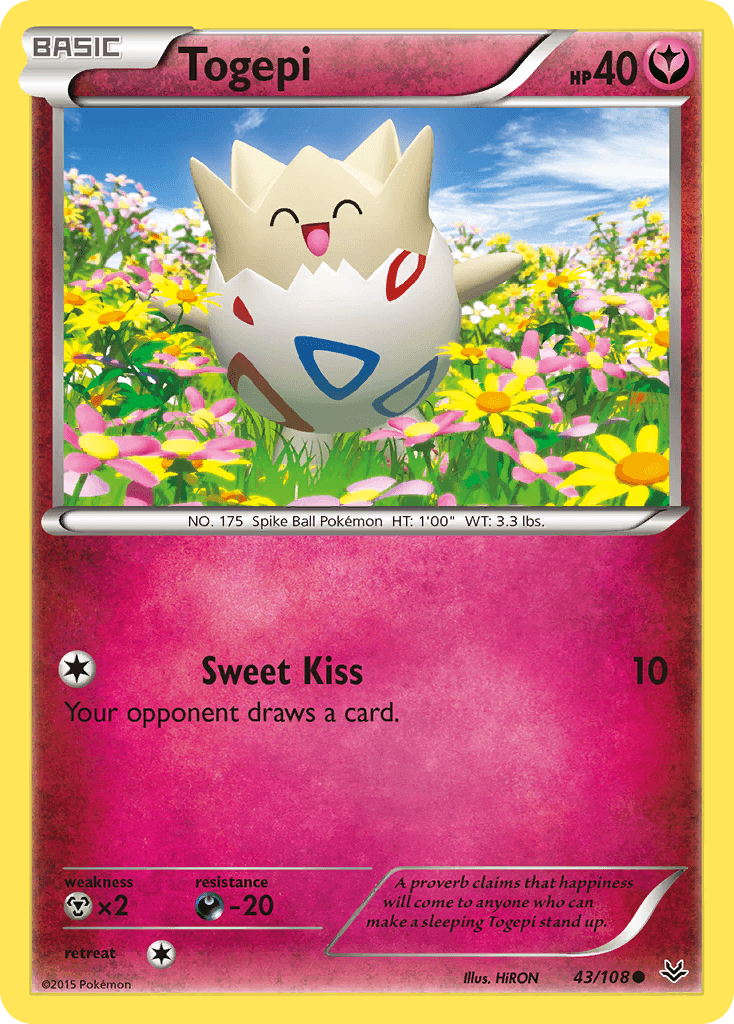 Togepi Roaring Skies card