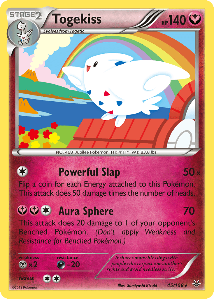 Togekiss Roaring Skies card