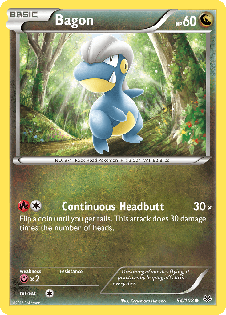 Bagon Roaring Skies card