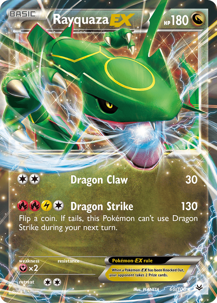 Rayquaza-EX Roaring Skies card