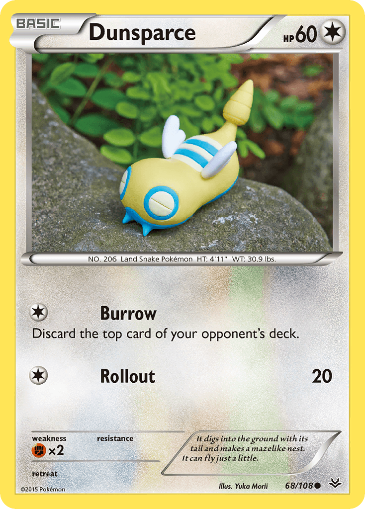 Dunsparce Roaring Skies card