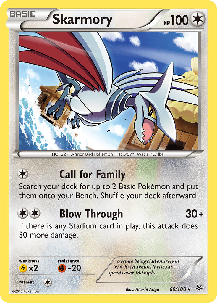 Skarmory Roaring Skies card