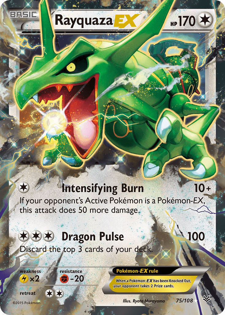 Rayquaza-EX Roaring Skies card