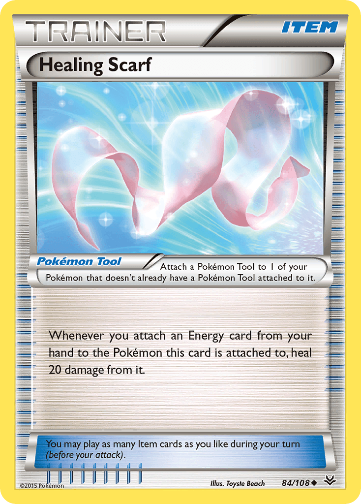 Healing Scarf Roaring Skies card