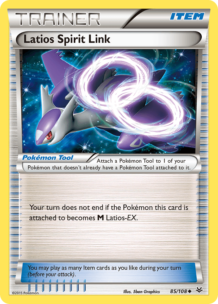 Latios Spirit Link Roaring Skies card