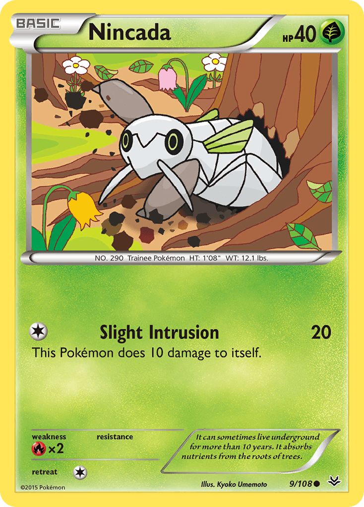 Nincada Roaring Skies card