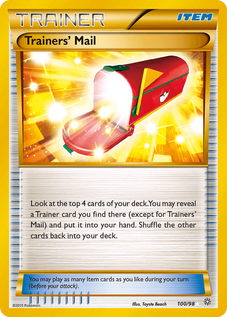Trainers' Mail Ancient Origins card