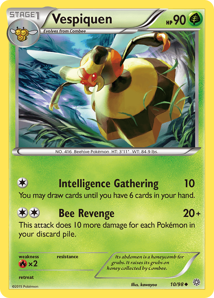 Vespiquen Ancient Origins card