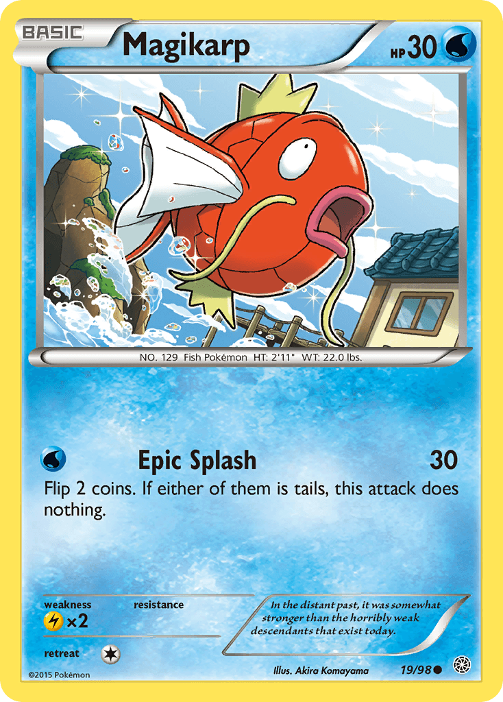 Magikarp Ancient Origins card