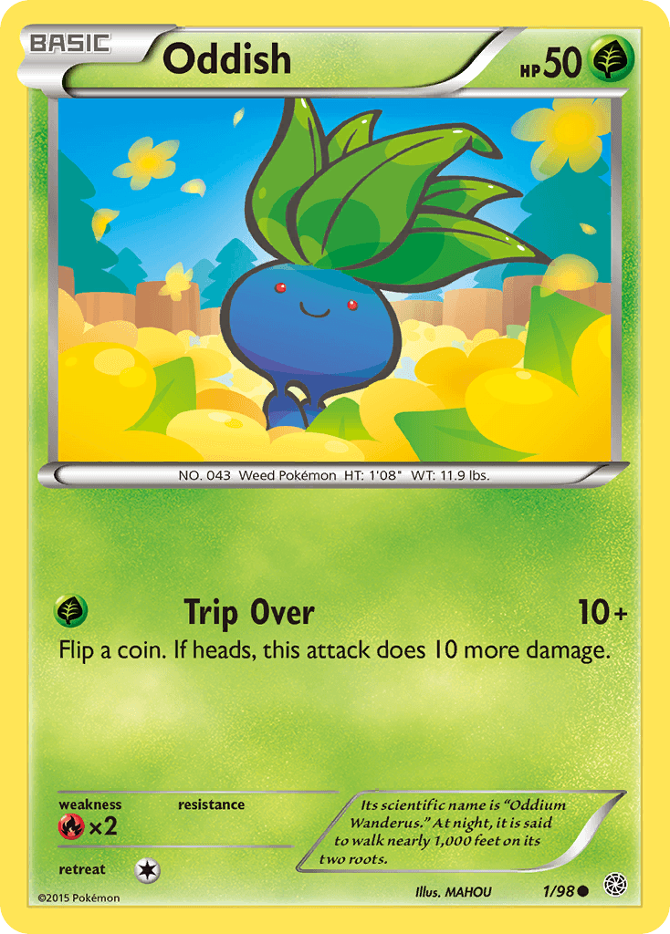 Oddish Ancient Origins card