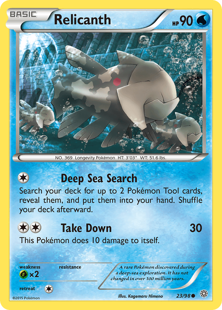 Relicanth Ancient Origins card