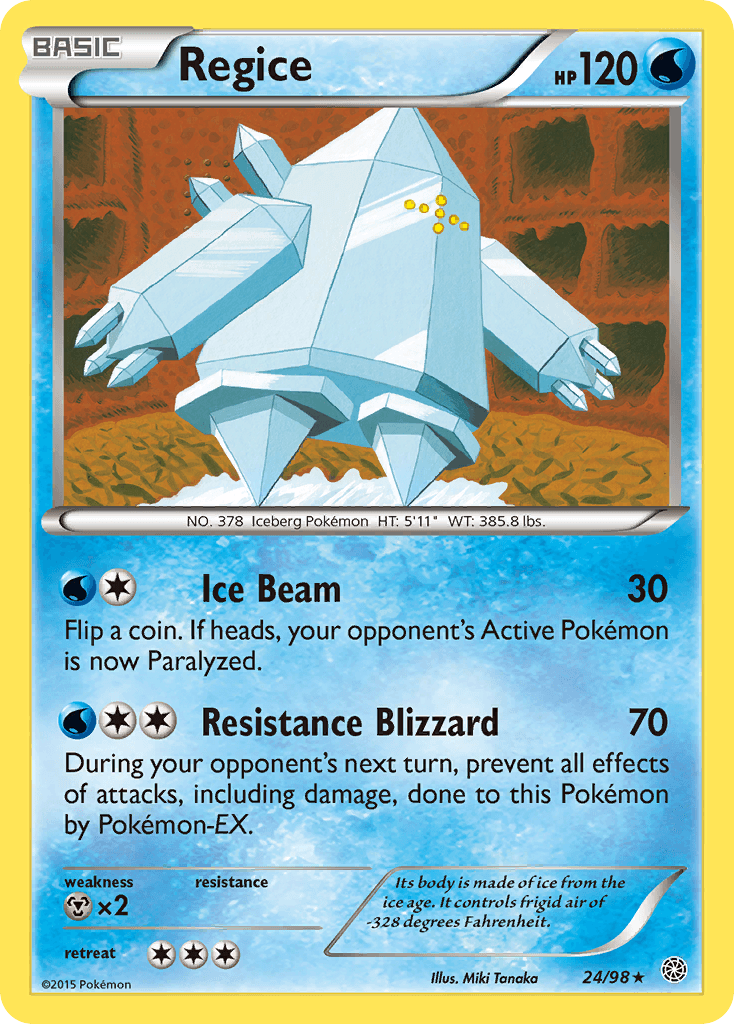 Regice Ancient Origins card