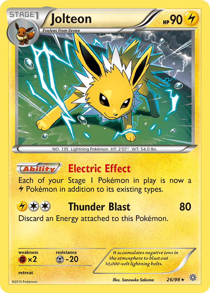 Jolteon Ancient Origins card