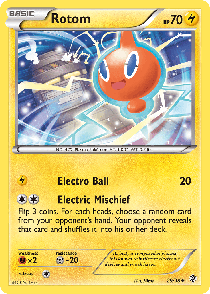 Rotom Ancient Origins card