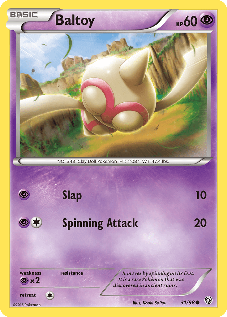 Baltoy Ancient Origins card