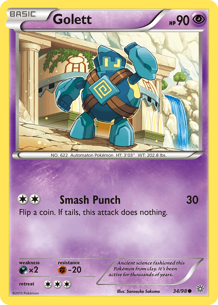 Golett Ancient Origins card