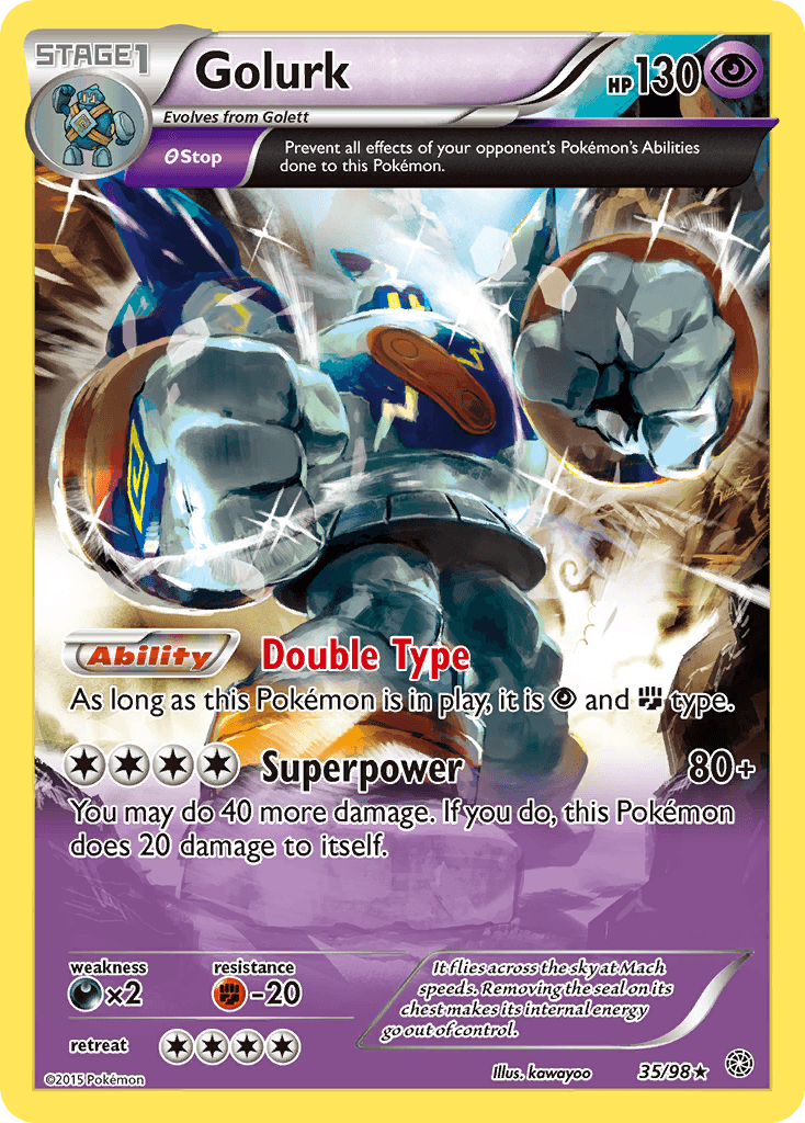 Golurk Ancient Origins card