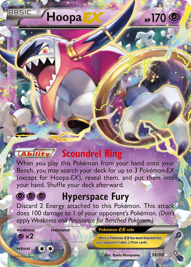 Hoopa-EX Ancient Origins card