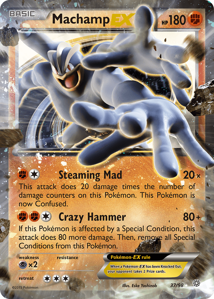 Machamp-EX Ancient Origins card