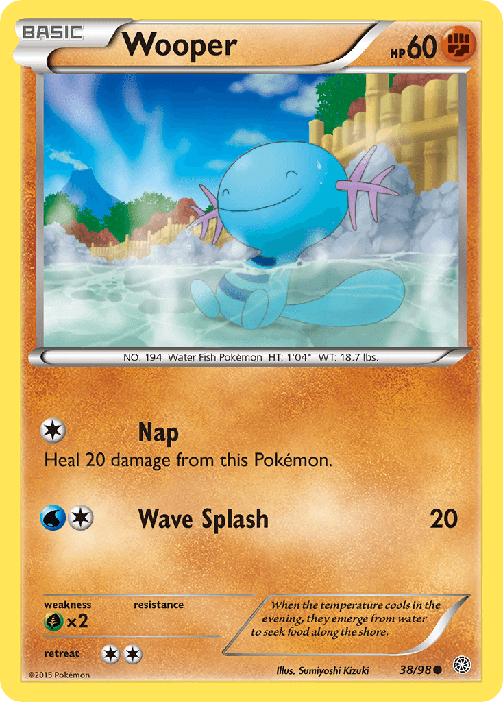 Wooper Ancient Origins card