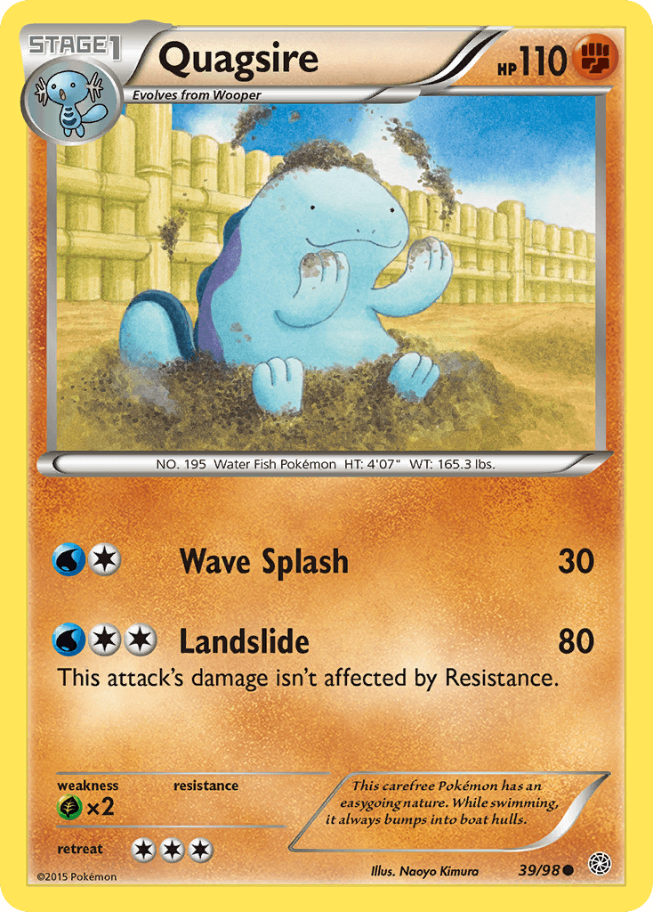 Quagsire Ancient Origins card