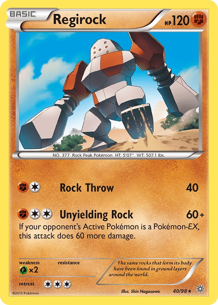 Regirock Ancient Origins card