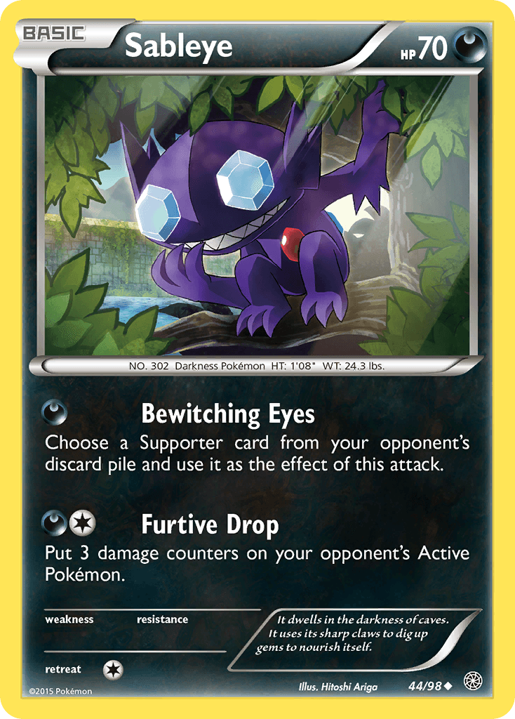 Sableye Ancient Origins card