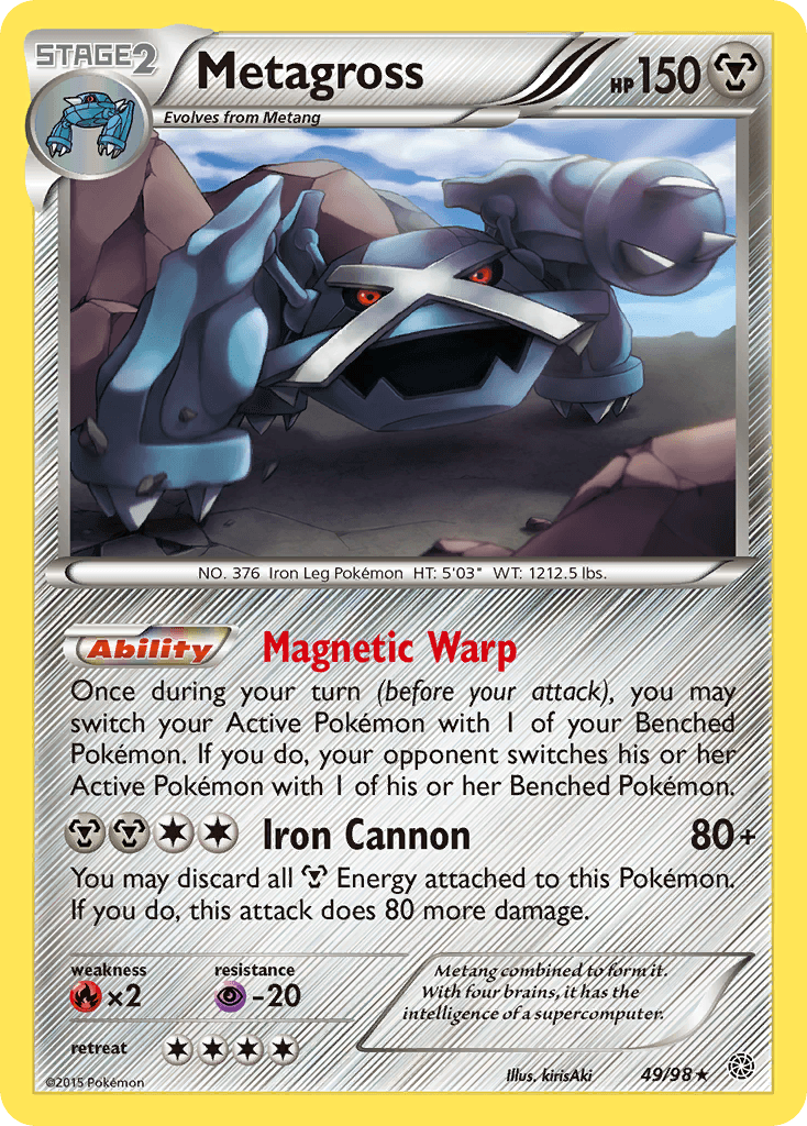 Metagross Ancient Origins card