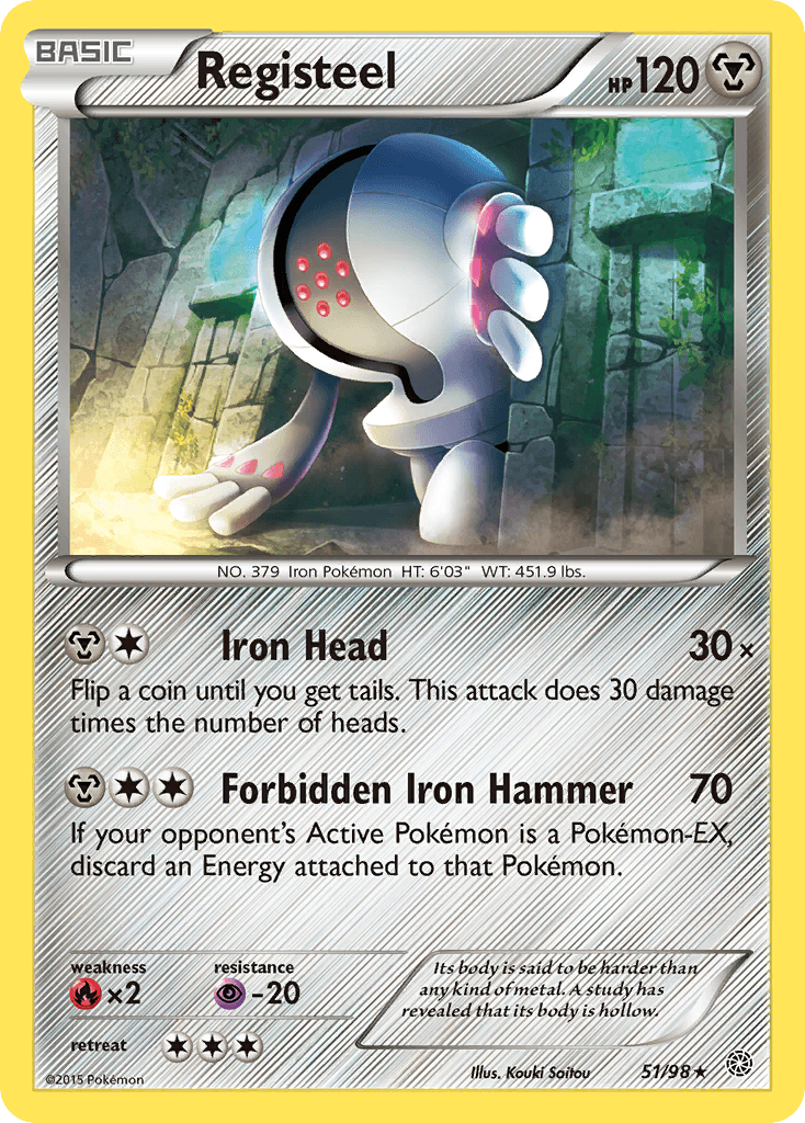 Registeel Ancient Origins card
