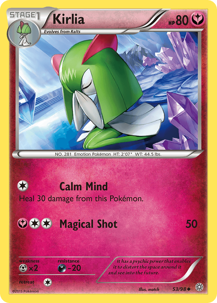 Kirlia Ancient Origins card