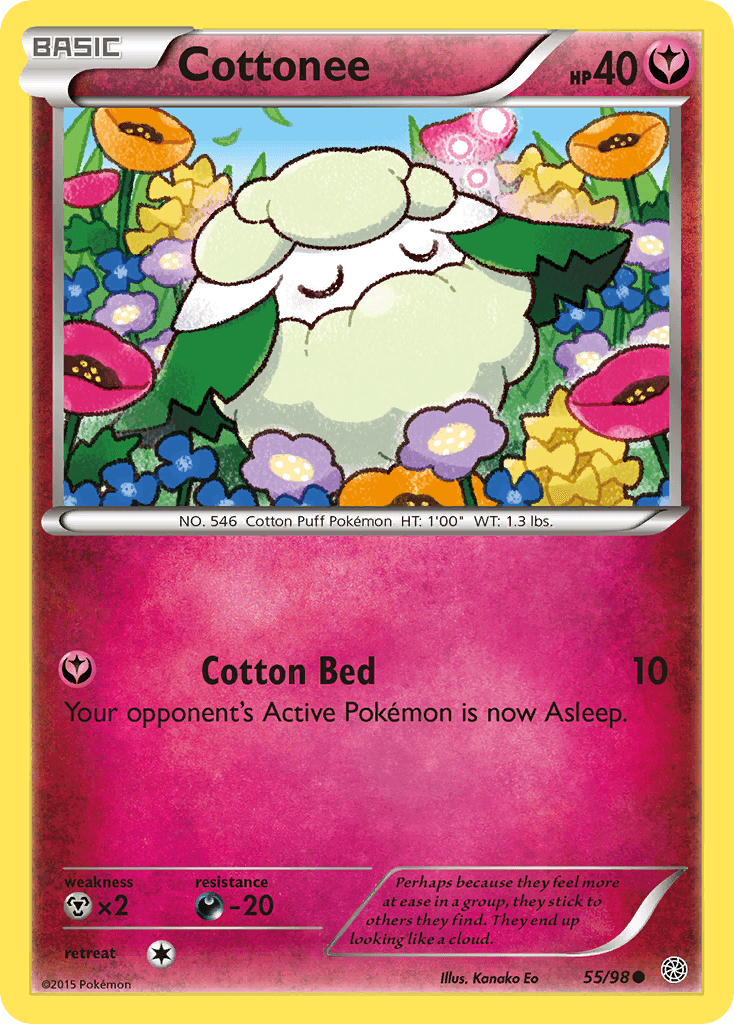 Cottonee Ancient Origins card