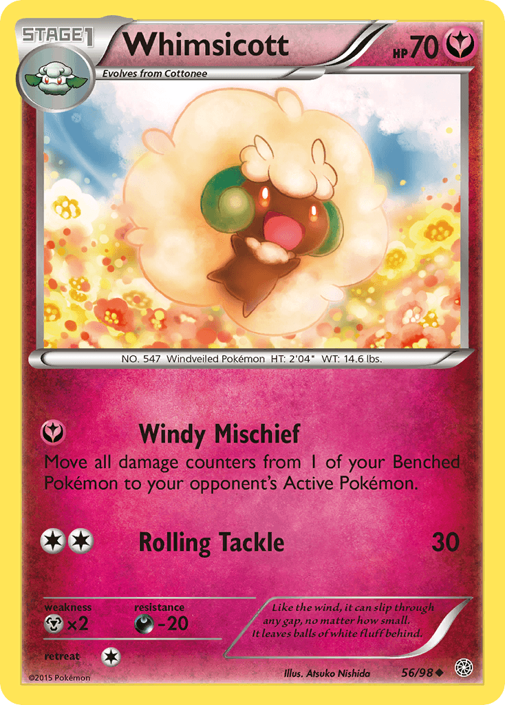 Whimsicott Ancient Origins card