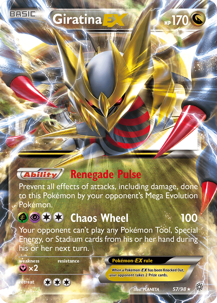 Giratina-EX Ancient Origins card