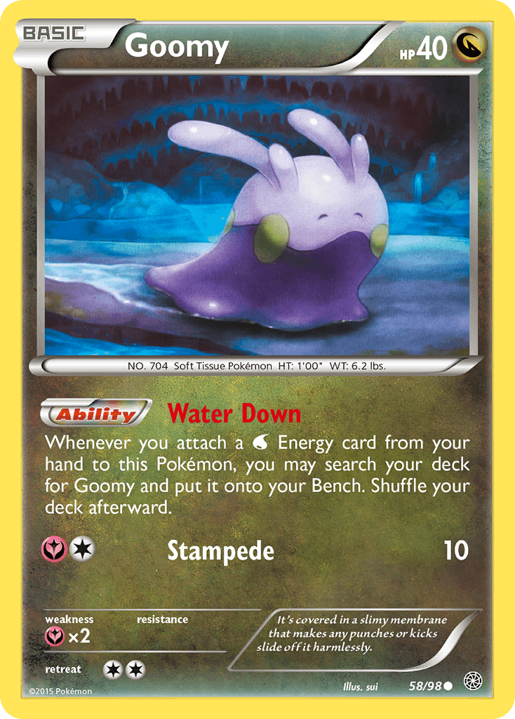 Goomy Ancient Origins card