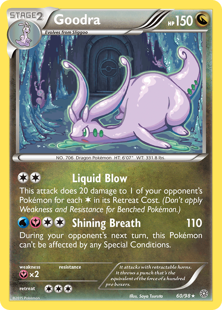 Goodra Ancient Origins card
