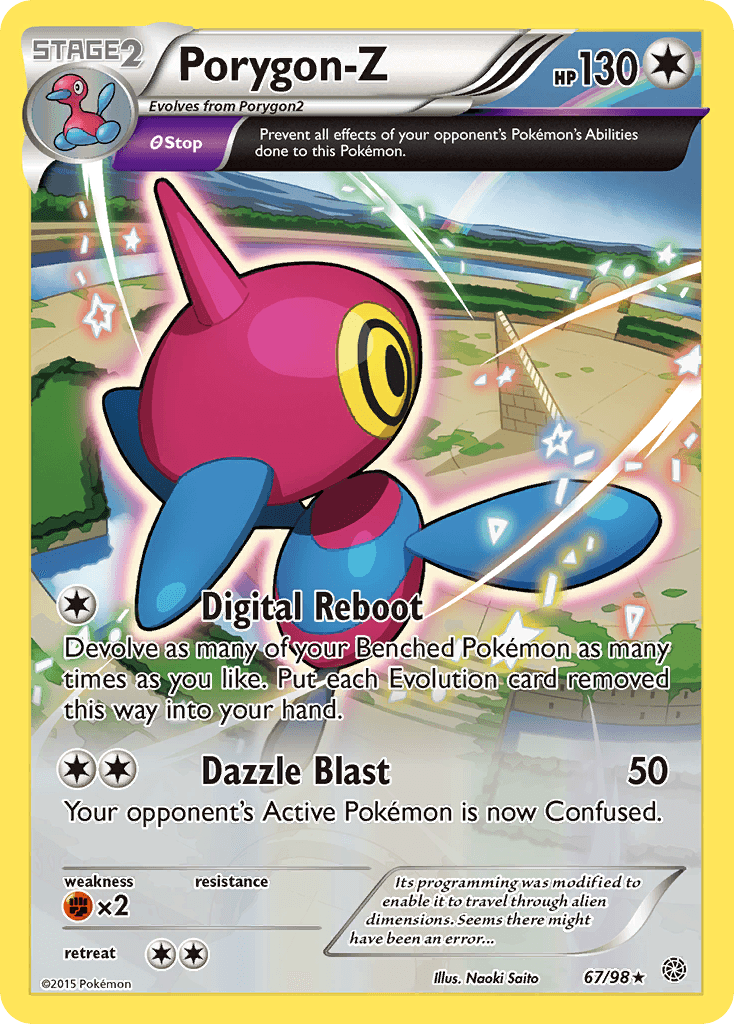Porygon-Z Ancient Origins card