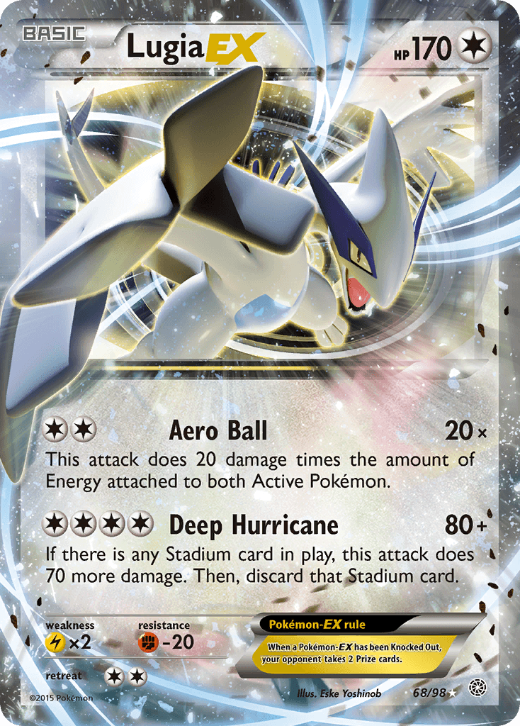Lugia-EX Ancient Origins card