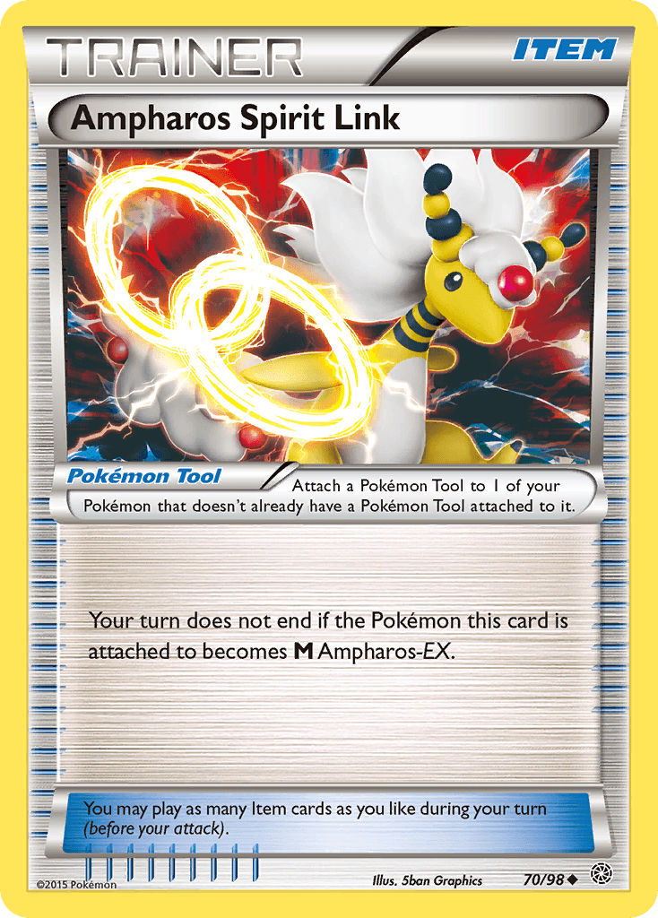 Ampharos Spirit Link Ancient Origins card