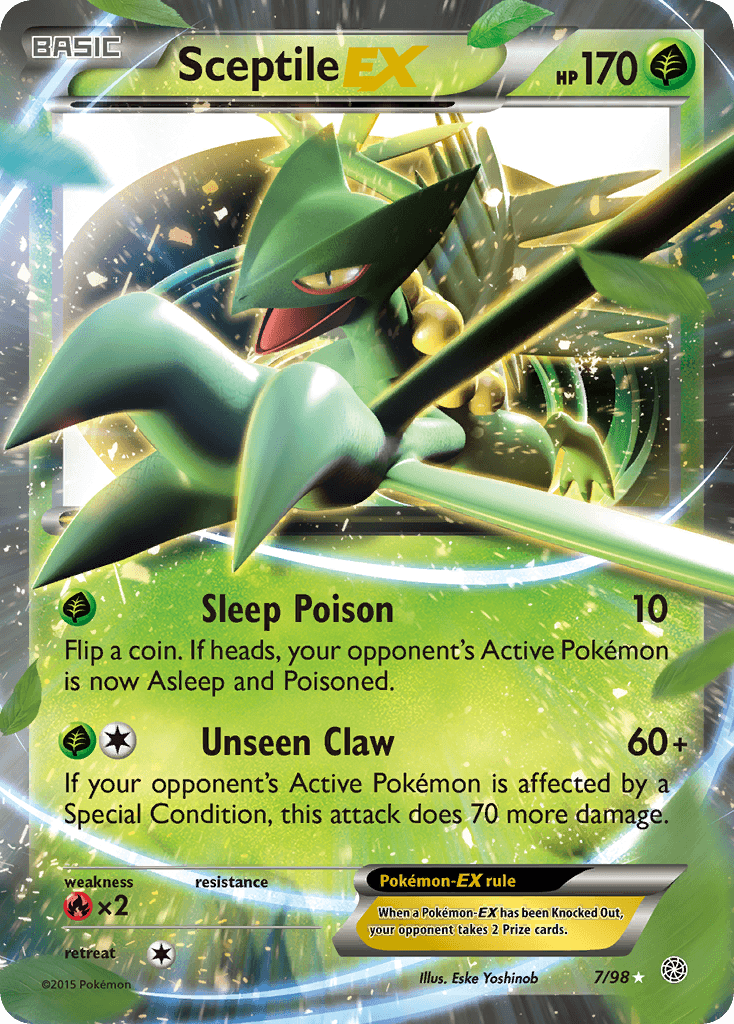 Sceptile-EX Ancient Origins card