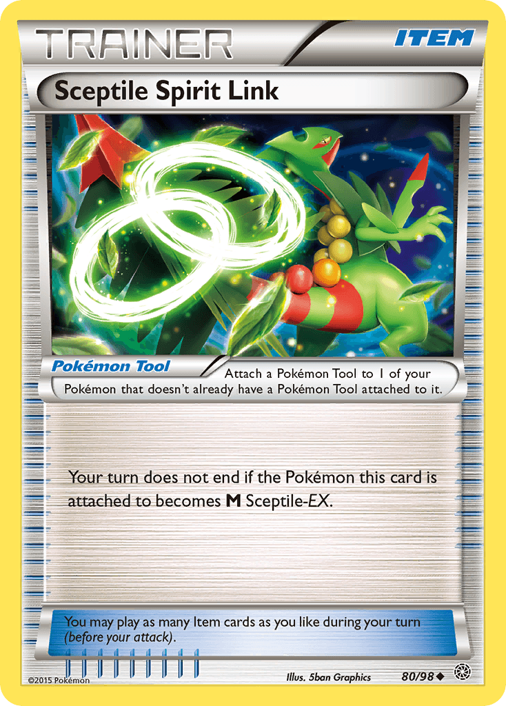 Sceptile Spirit Link Ancient Origins card