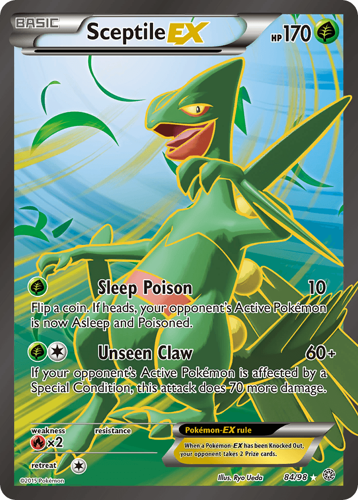 Sceptile-EX Ancient Origins card