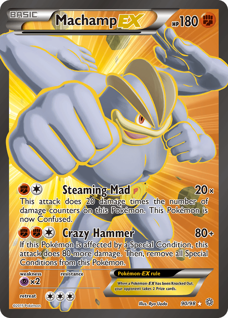 Machamp-EX Ancient Origins card