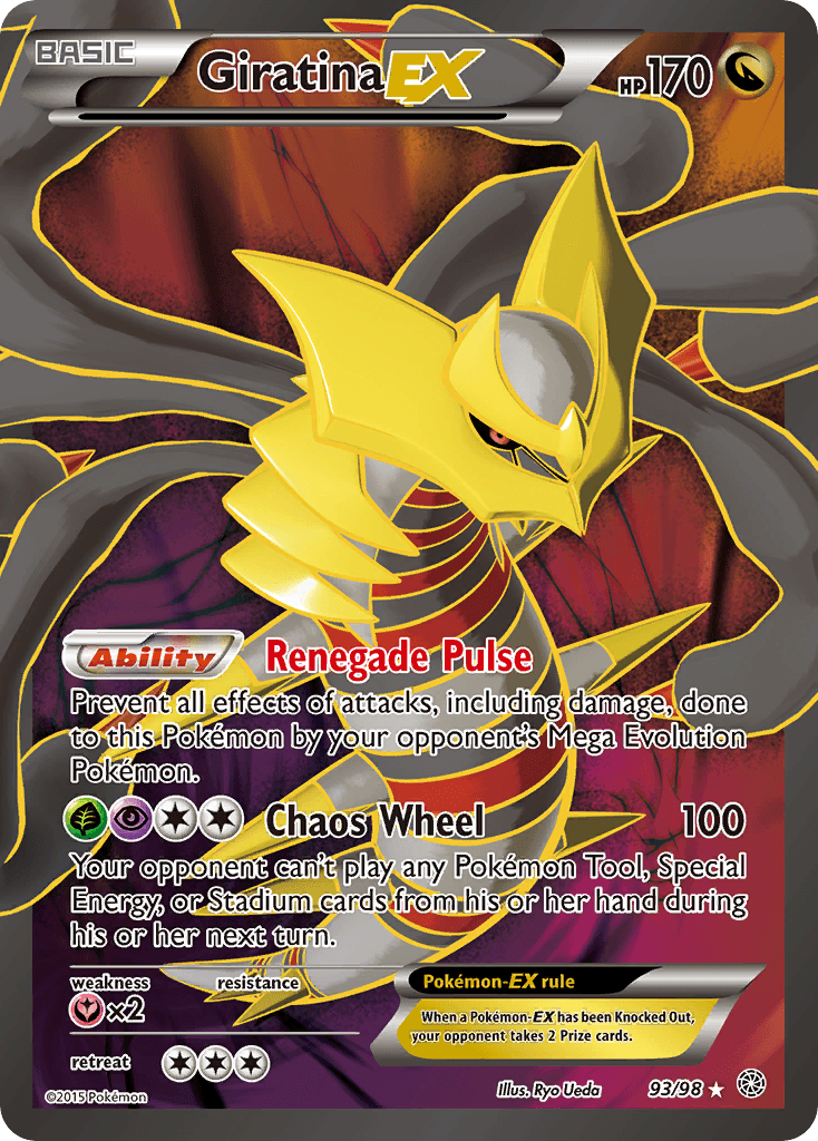 Giratina-EX Ancient Origins card