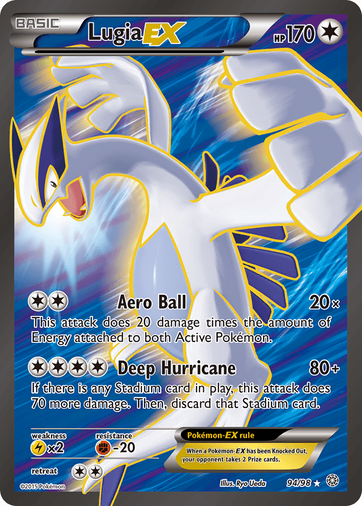 Lugia-EX Ancient Origins card