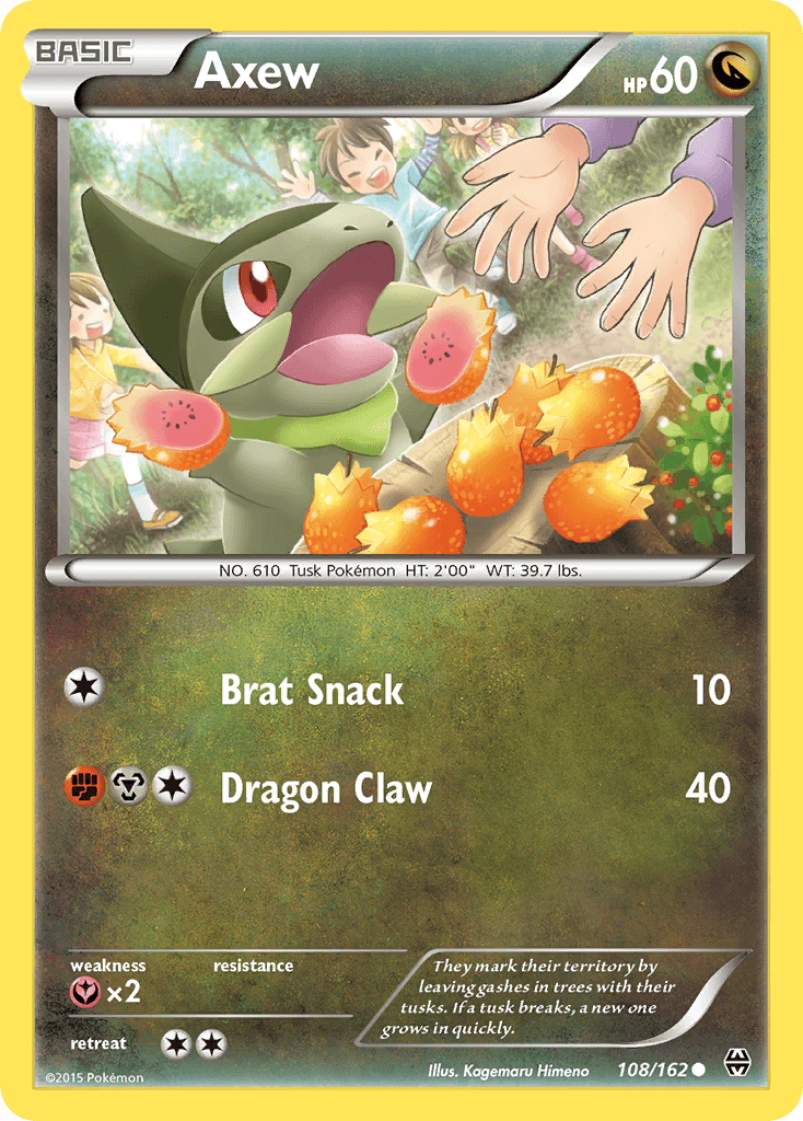Axew BREAKthrough card