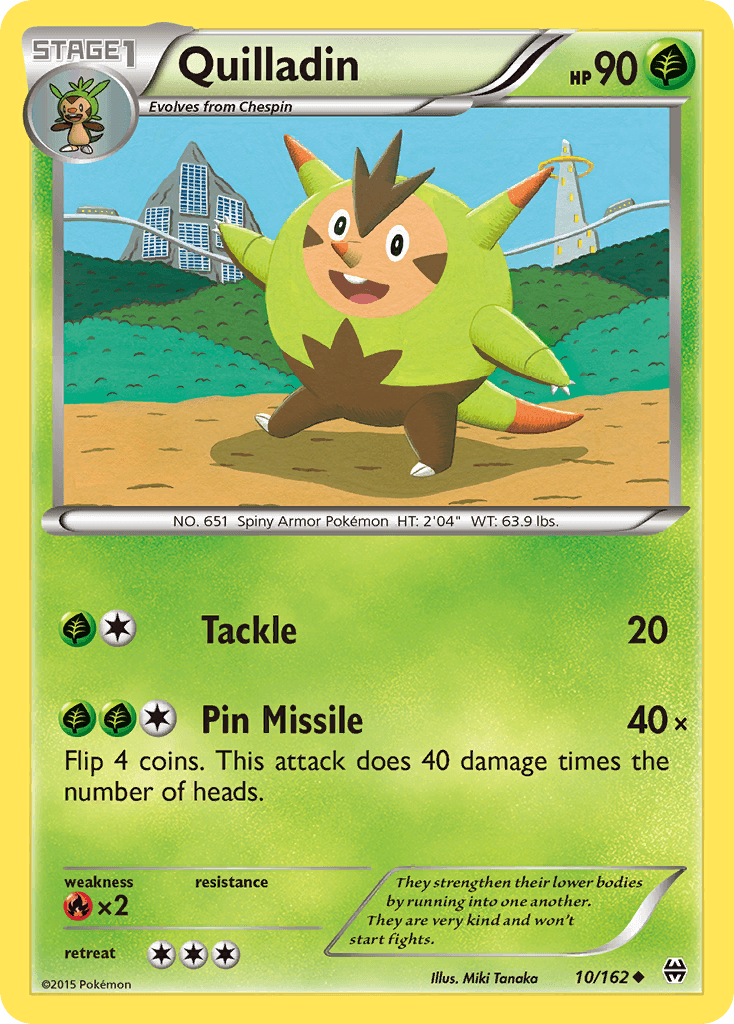 Quilladin BREAKthrough card