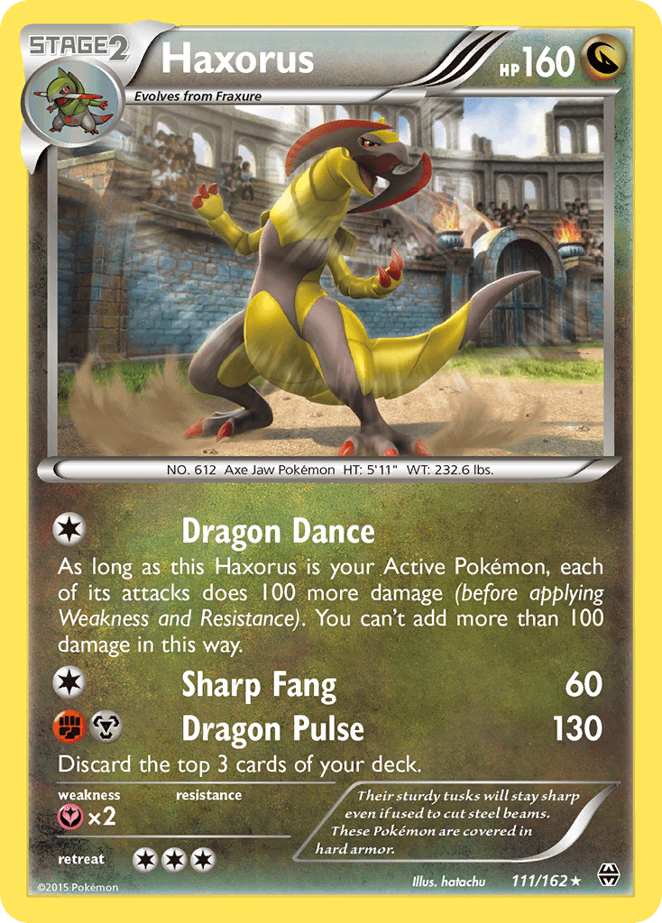 Haxorus BREAKthrough card
