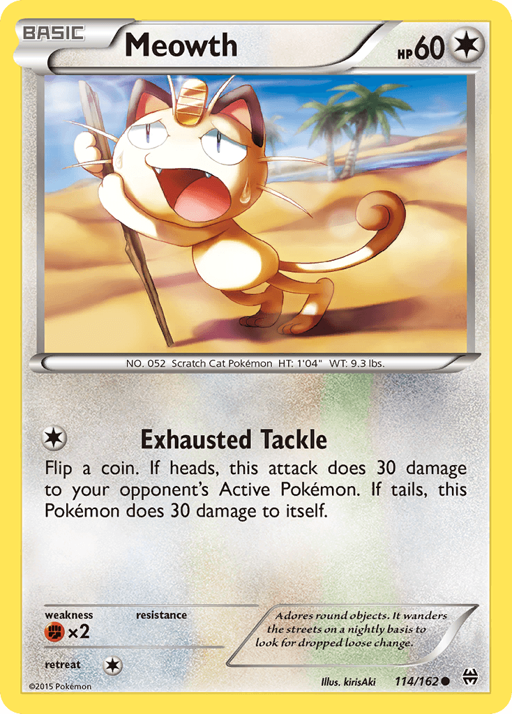 Meowth BREAKthrough card