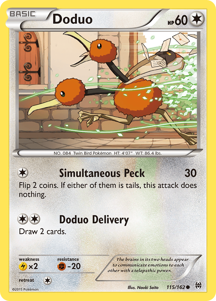 Doduo BREAKthrough card