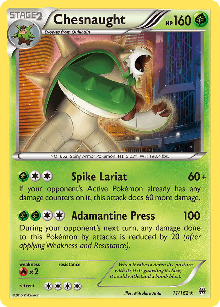 Chesnaught BREAKthrough card